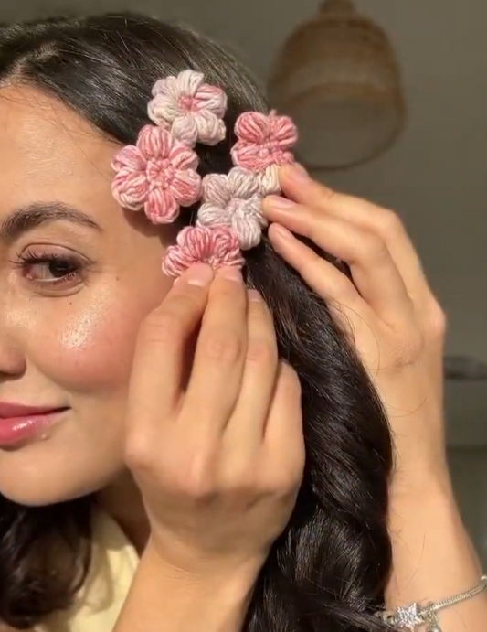 Creating Cute Flower Accessories with Sensy Yarns