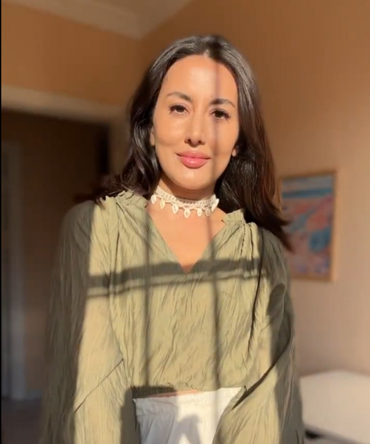 DIY Cream Necklace with Sensy’s Calinia Yarns