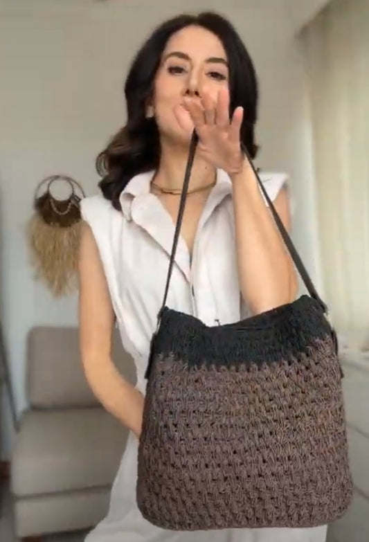 How To Make This Beautiful Brown Bag