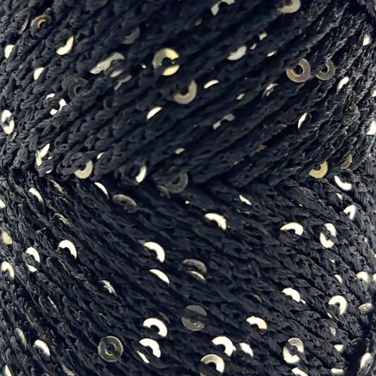 Sensy Paillette Macrame Cord - 109 Yards 100% Polyester