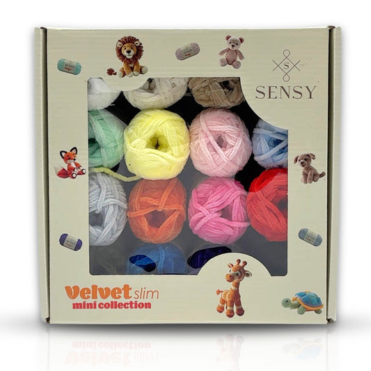 Velvet Slim Mini Collection Box (16 Skeins)