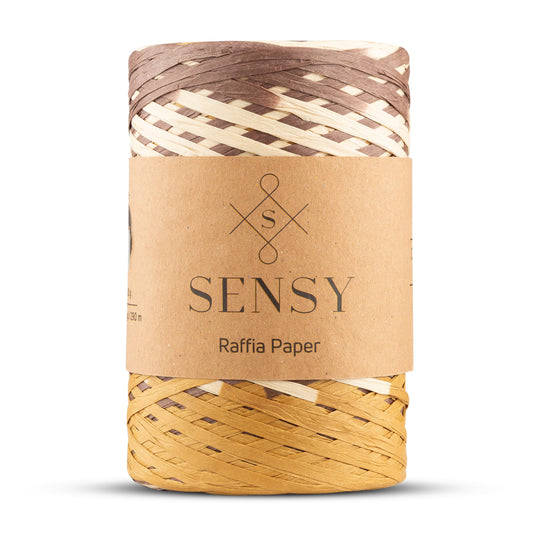 Sensy Premium 317 yards %100 Paper Multi-Color Raffia Paper