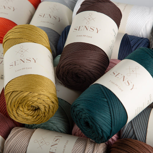Sensy Premium 3mm - 131 yards 100% Polyester Macrame Cord