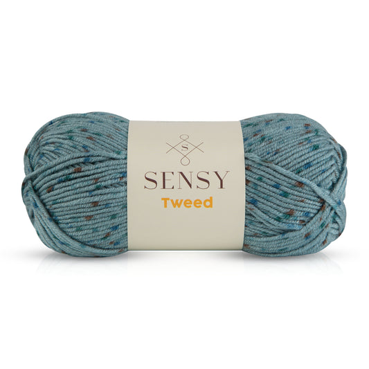 Sensy Tweed Yarn, 3.5 oz, 214 Yards, Gauge 4 Medium
