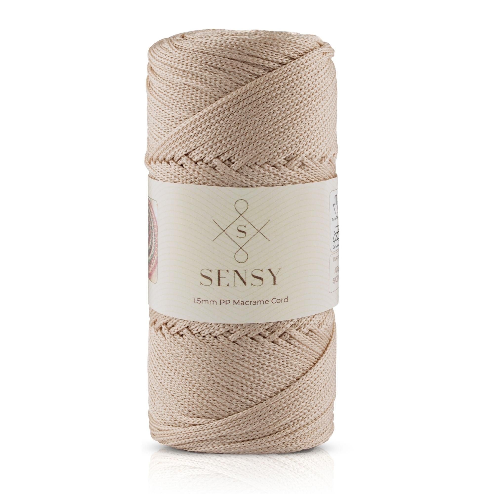 Sensy Premium 2 mm 251 Yards sprankelend polyester touw 90% polypropyleen 10 polyester koord Macramé koord Gehaakt taskoord van 2 mm Cadeau voor breister - België Sensy Premium 2 mm 251 Yards sprankelend polyester touw 90% polypropyleen 10 polyester koord Macramé koord Gehaakt taskoord van 2 mm Cadeau voor breister - België