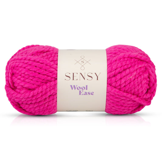 Sensy Wool Ease Yarn, 3.5 oz, 66 Yards, Gauge 6 Super Bulky