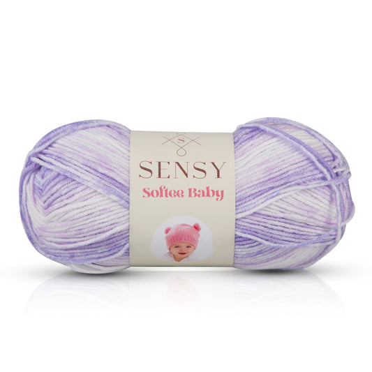 Sensy Softee Baby Yarn, 3.5 oz, 275 Yards, Gauge 3 Light