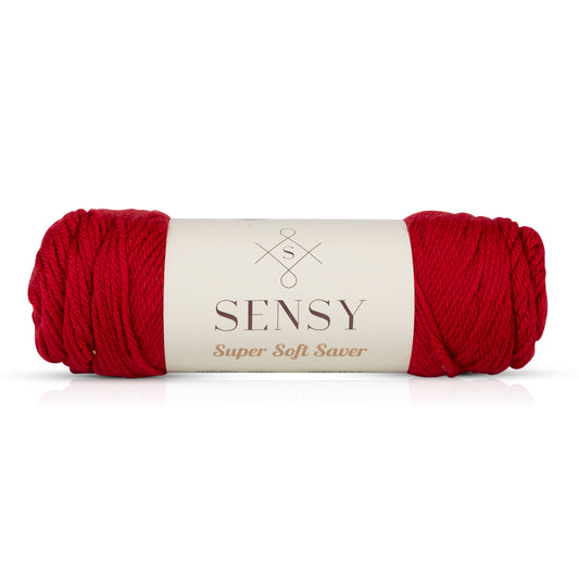Sensy Super Soft Saver Yarn, 3.5 oz, 190 Yards, Gauge 4 Medium