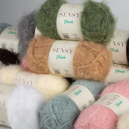 Sensy Touch Yarn, 3.5 oz, 268 Yards, Gauge 3 Light