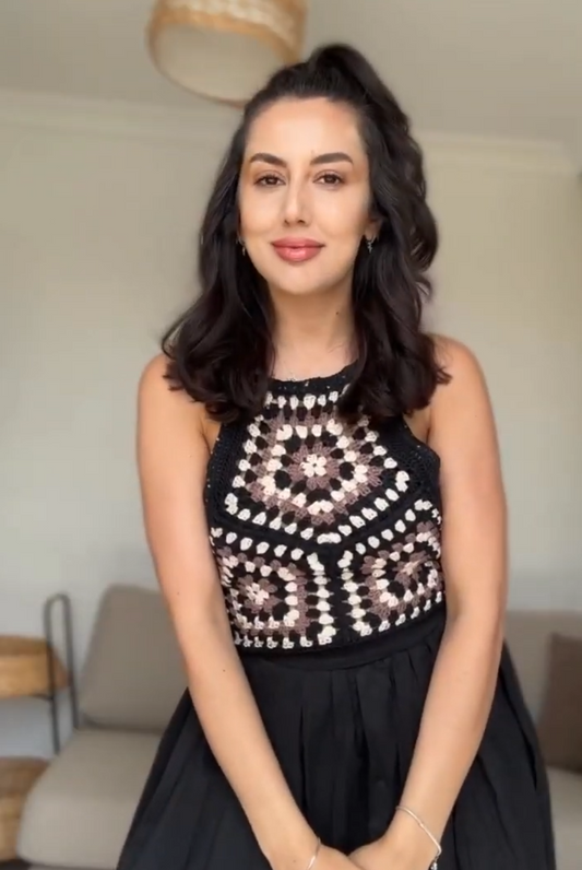 How to Crochet a Lovely Blouse with Sensy’s Calinia Threads