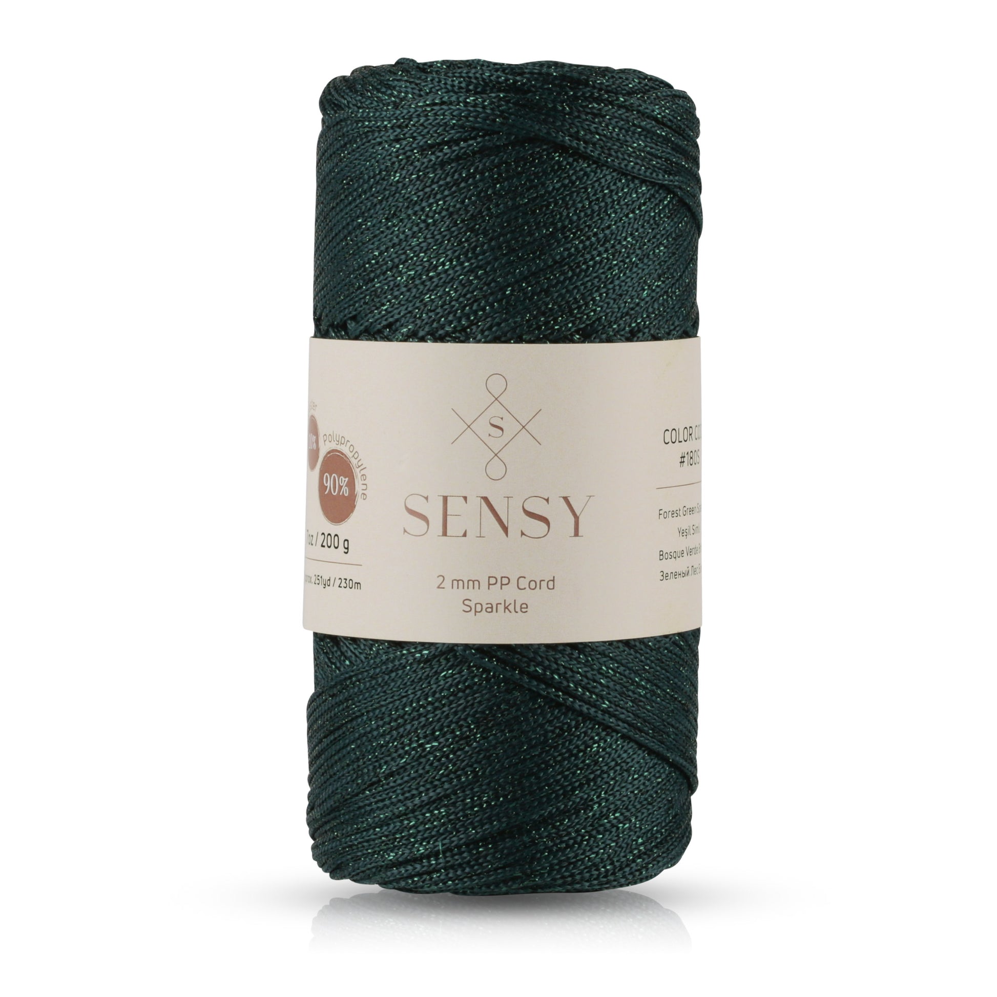 SENSY Premium 400 gr Polyester Makrome Ipi 2 Mm 2li Set Sütlü Kahve SENSY Premium 400 gr Polyester Makrome Ipi 2 Mm 2li Set Sütlü Kahve