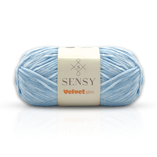 Sensy Velvet Slim Yarn, Amigurumi Yarn, 3.5 oz, 218 Yards, Gauge 3 Light