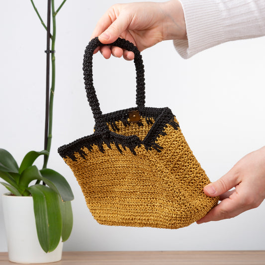 Mustard Rectangle Handbag Free Pattern