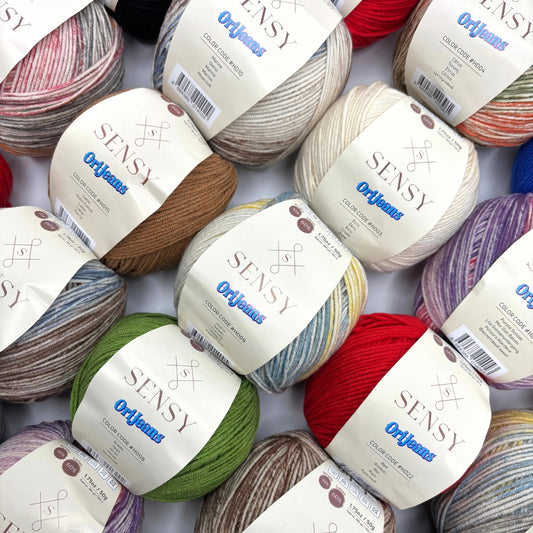 Sensy OriJeans Yarn, 1.75 oz, 180 yards, Gauge 2 Fine