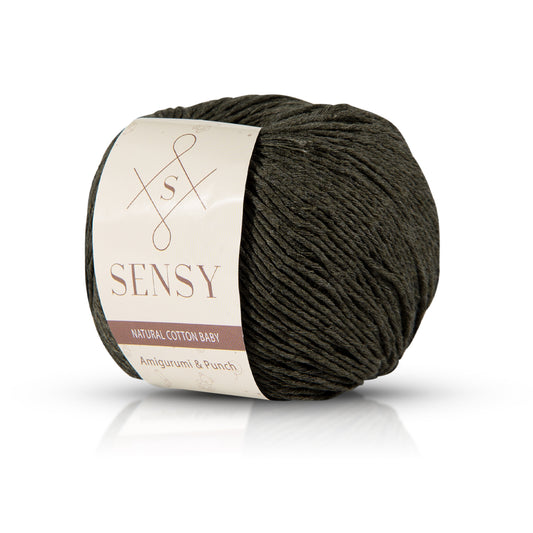 Sensy Premium Natural Baby Cotton 100% Soft Cotton Yarn for Amigurumi Knitting and Crochet