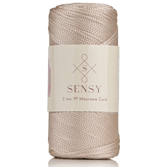 Sensy Premium 2mm - 251 yards 100% Polyester Macrame Cord
