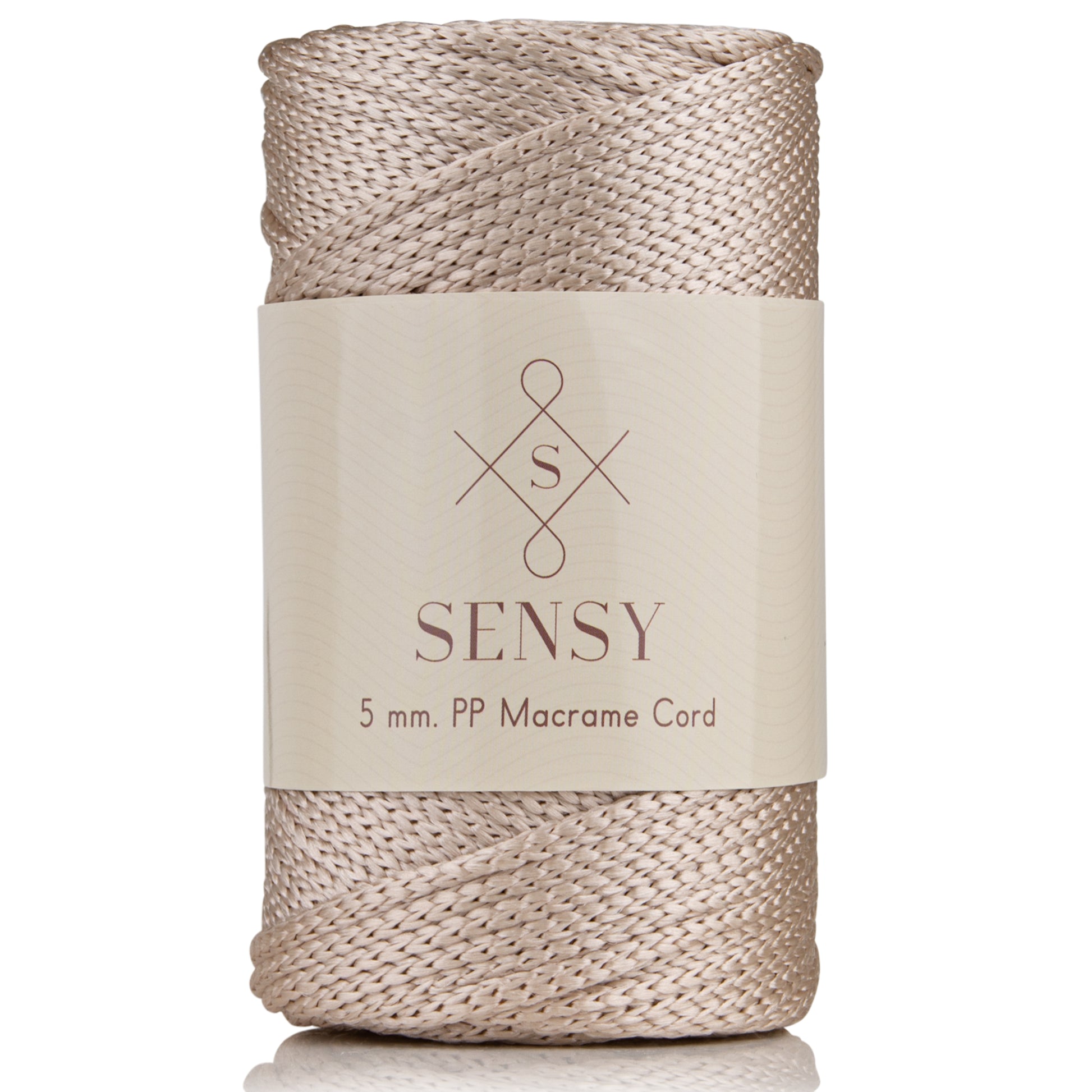 Sensy Premium 5mm - 104 yards 100% Polyester Macrame Yarn
