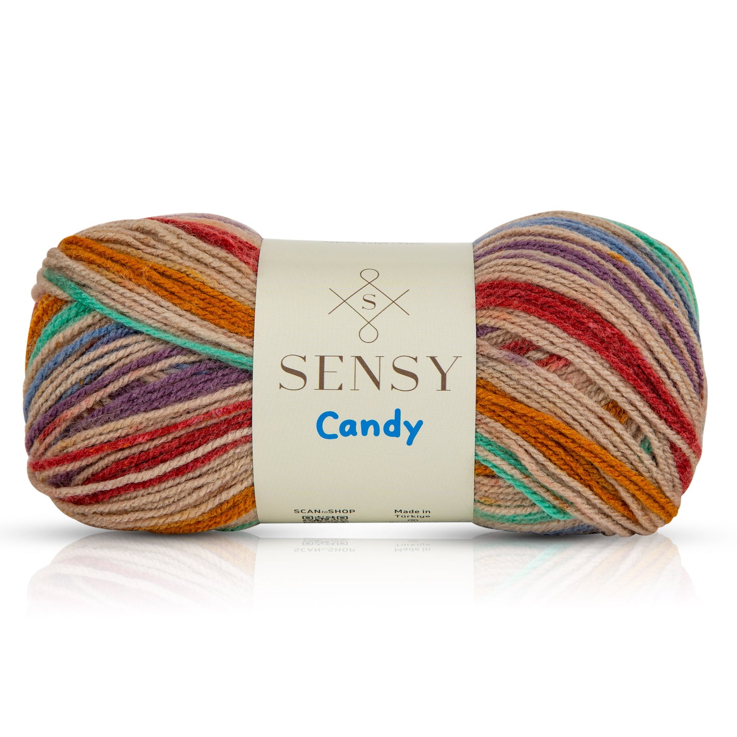 Sensy Candy Yarn, 3.5 oz, 251 Yards, Gauge 3 Light 5845