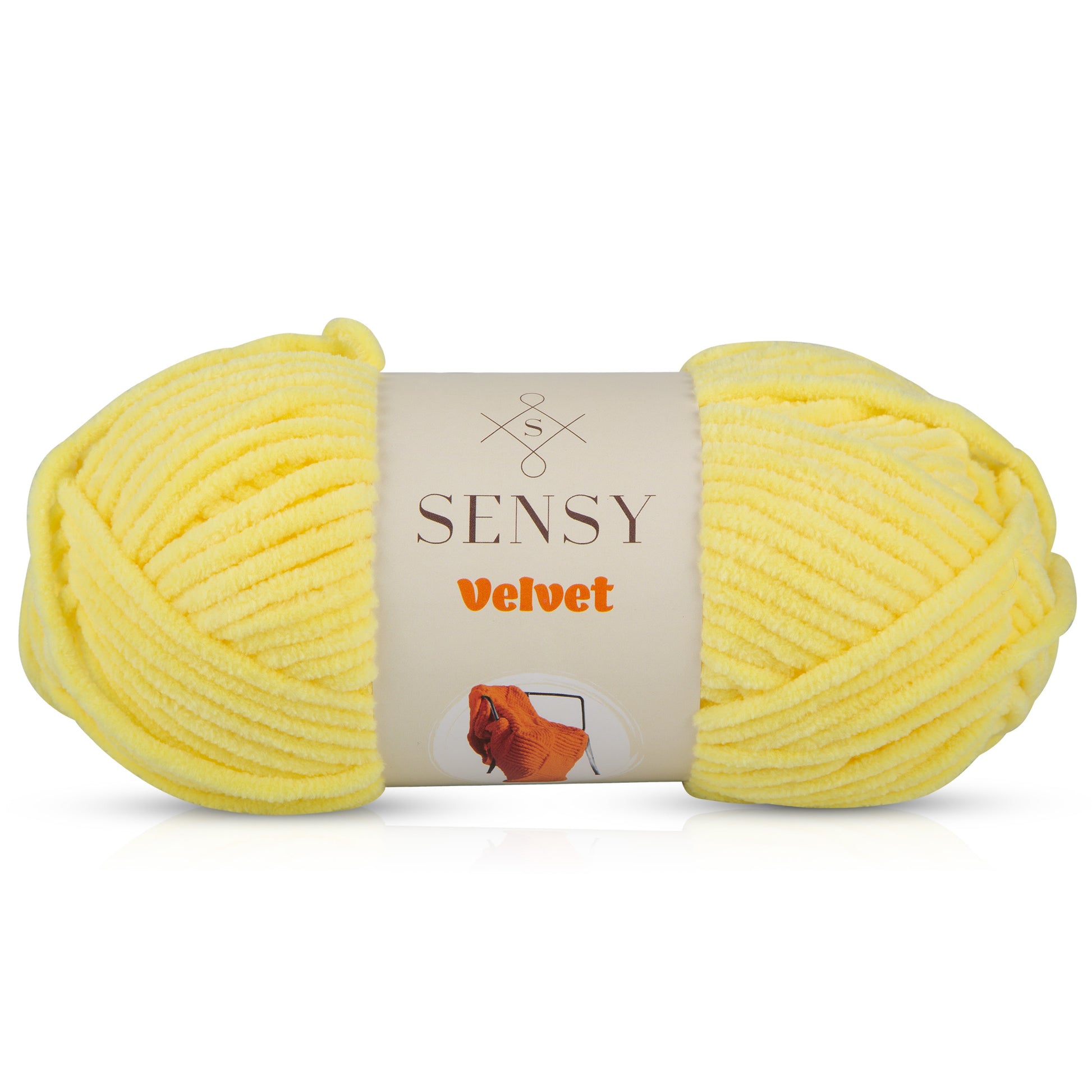 Soft & Stretchy Velvet Yarn, 2.2 lbs skein