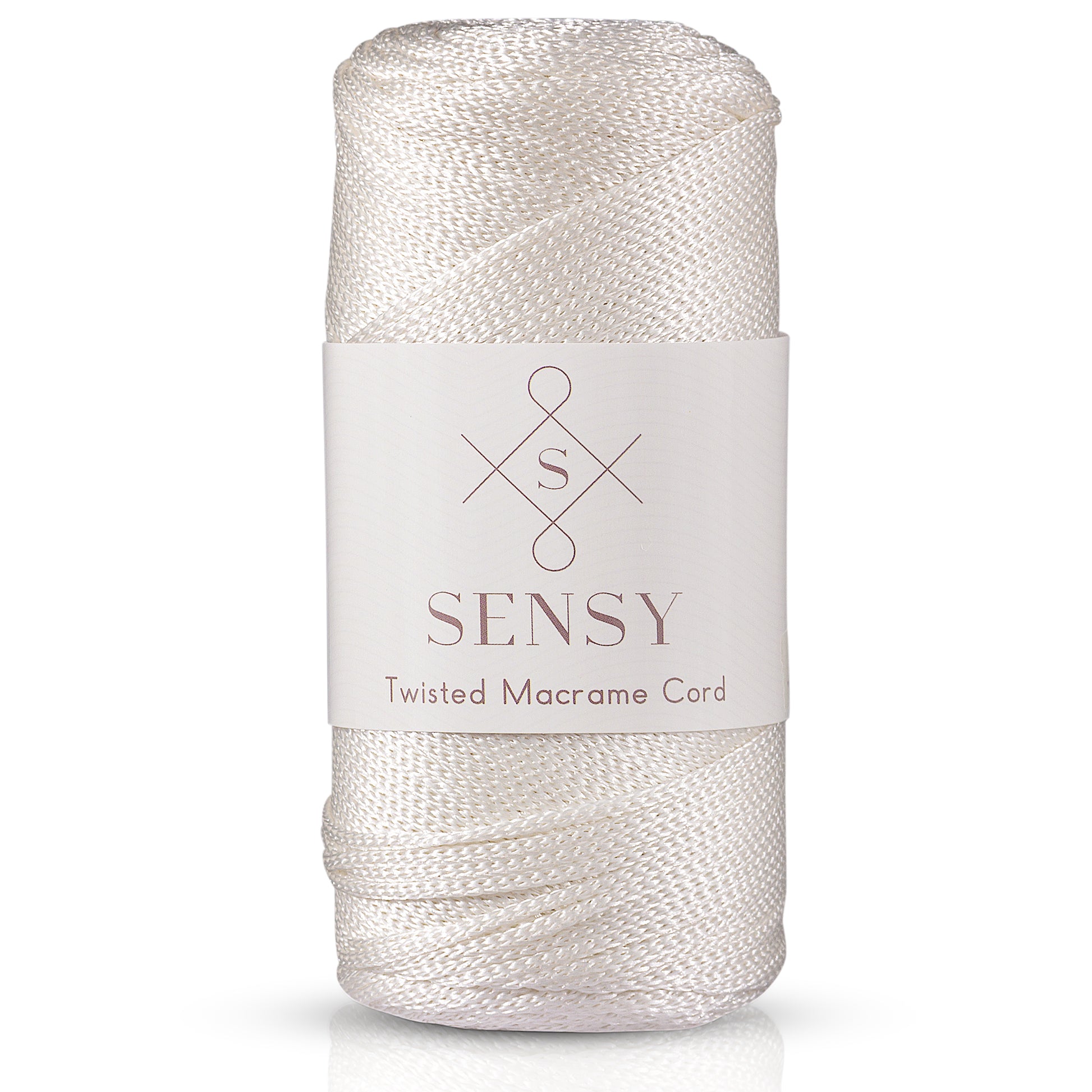 Sensy Premium 5mm 104 Yards Polyester Rope 100% Polypropylene Cord Macrame  Cord 5mm Crochet Bag Cord Macrame Rope Crochet Thread Gift for Knitter  (Pink) - Yahoo Shopping