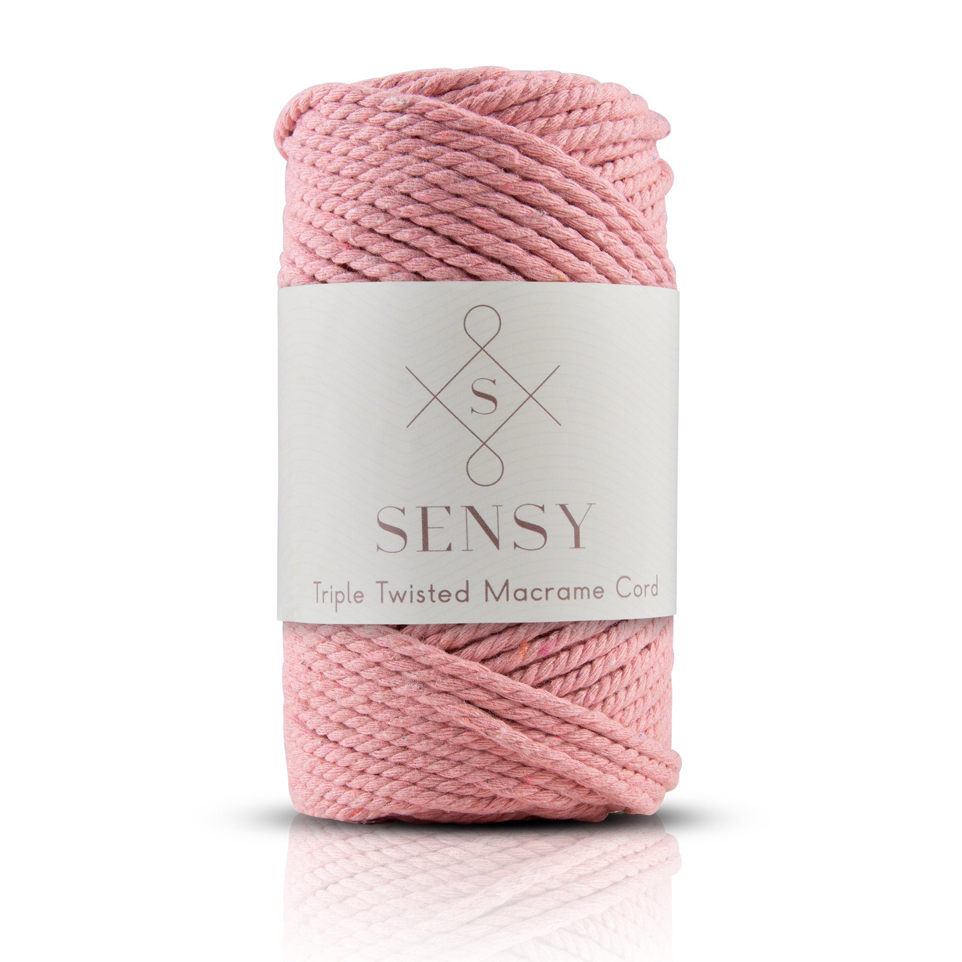 Soft Pink 3mm Premium Macrame Cord, 100 Meters  109 Yards - Single Twist Macrame  String, Cotton Twisted Cord - Yahoo Shopping