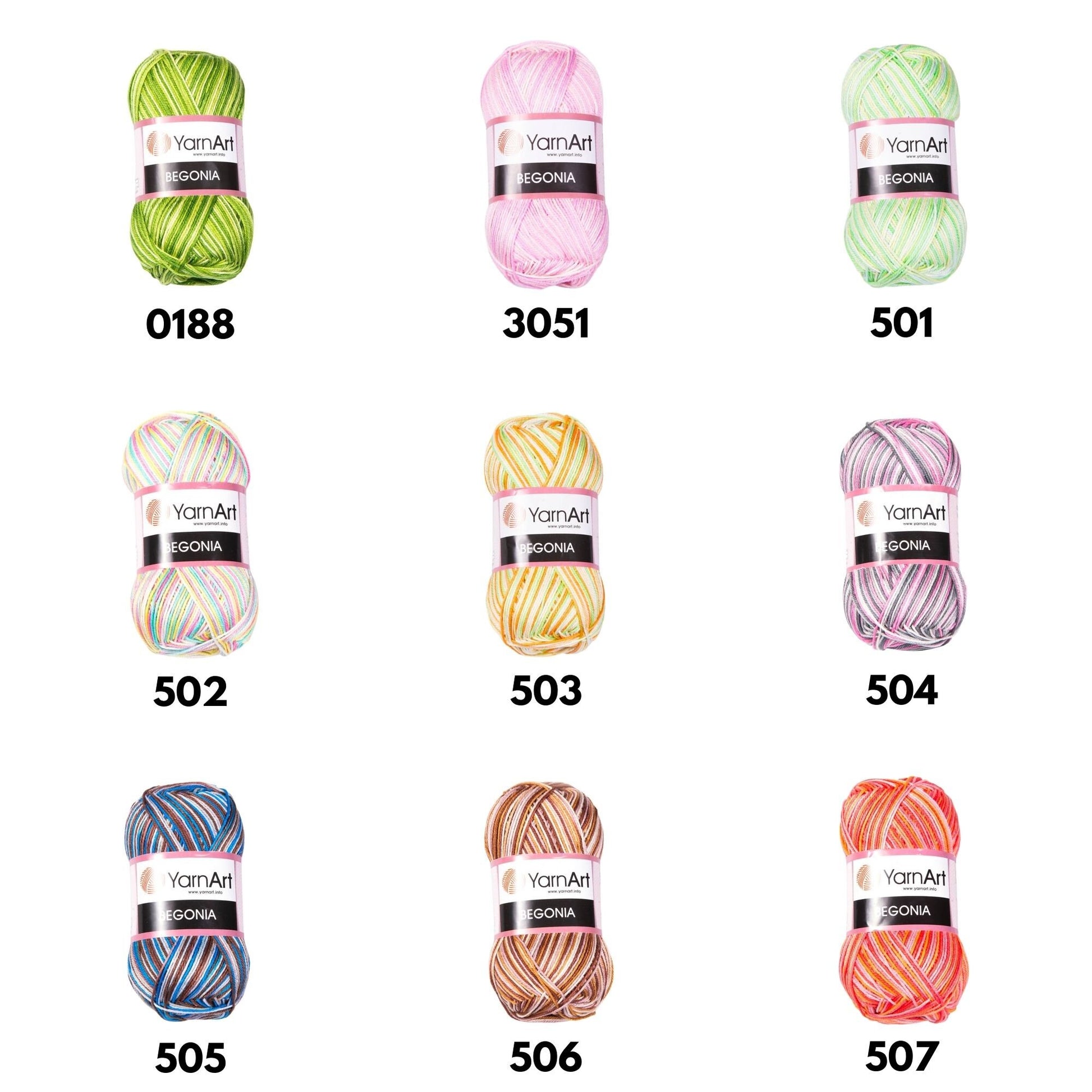 100% Mercerized Cotton Yarn Crochet yarn Amigurumi yarn YarnArt