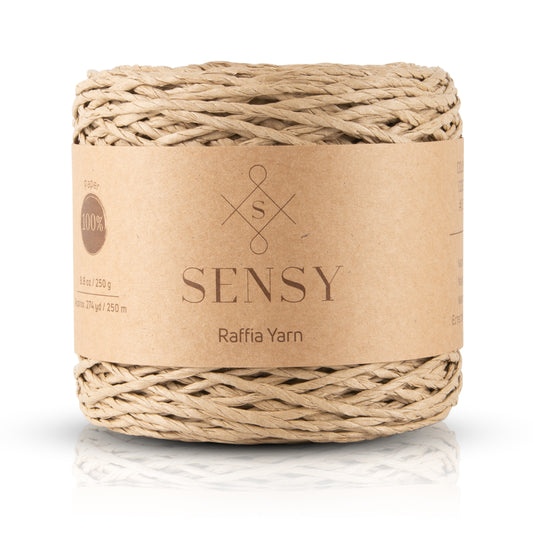 Sensy Premium 274 yards %100 Paper Raffia Yarn